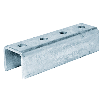 Channel Coupler Pre-Galvanised P1218 (H)41mm x (W) 41mm x (L) 305mm