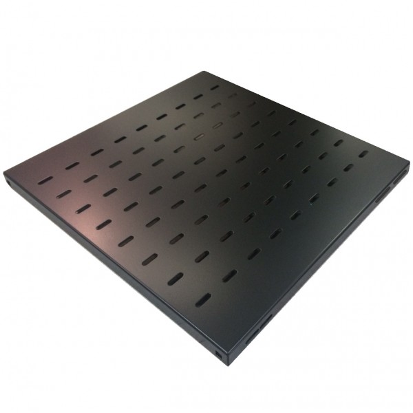 Fixed Shelf Vented Standard Up to 35kg Black (H) 1U x (W) 19″ x (D) 450mm
