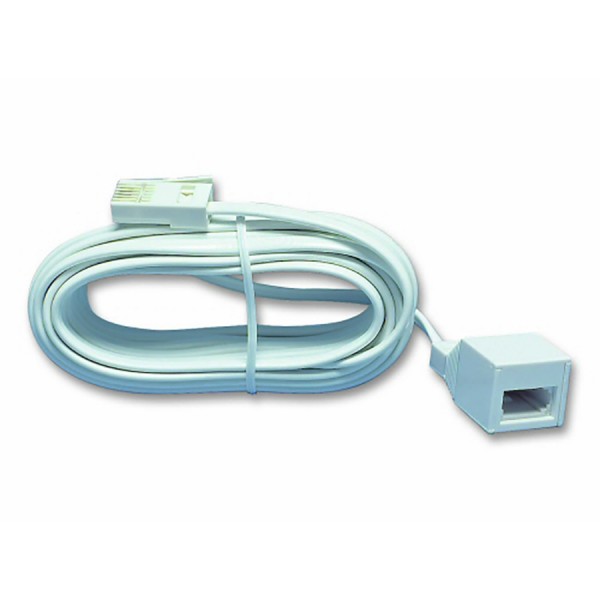 Extension Cord 431A – UK Socket 4Way Voice 4 Position/4 Contact R/H Latch White (L)5Mtr