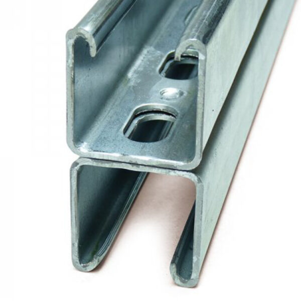 Channel Support Slotted Double Pre-Galvanised M12 Slot P1001TPGX3 (W) 41mm x (D) 83mm x (L) 3m