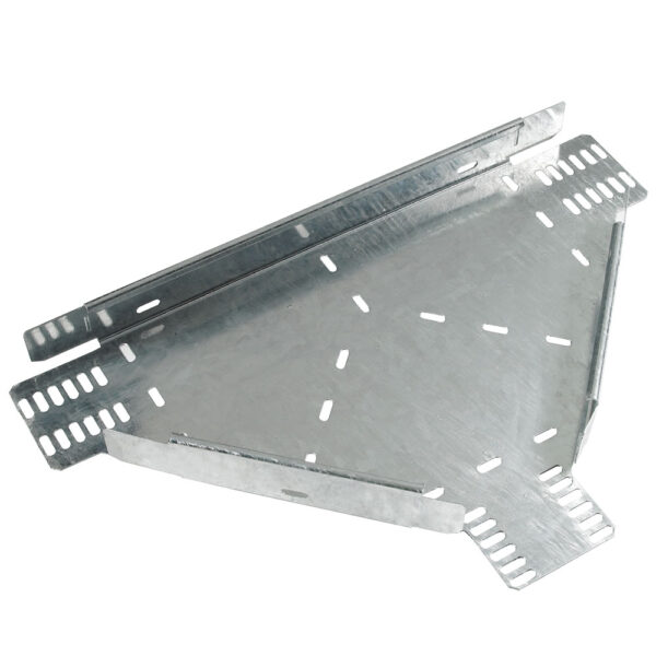 Cable Tray Flat Equal Tee Medium Duty Pre-Galvanised TUMT150PG (W) 150mm x (D) 25mm
