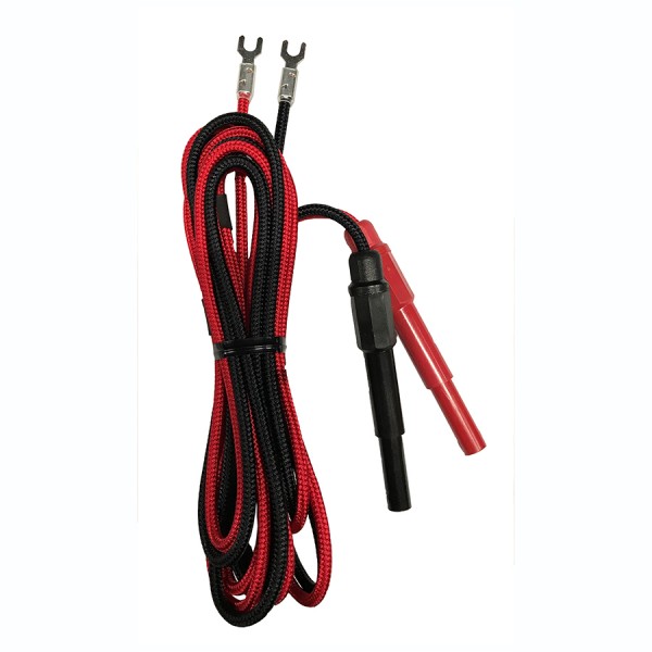 Line Cord 300A Braided Retractable Cord Set Red & Black