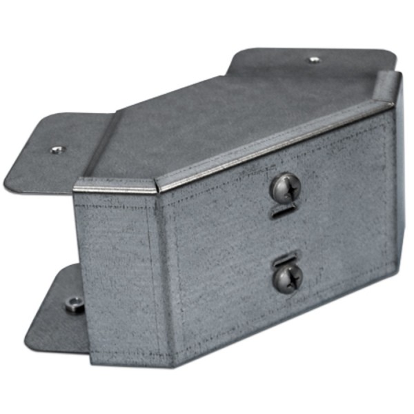 Trunking Bend Outside Lid Pre-Galvanised 90 Degree AGBO44 (H) 100mm x (W) 100mm