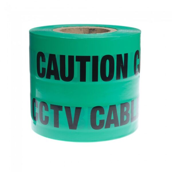 Tape Caution CCTV Cable Below
