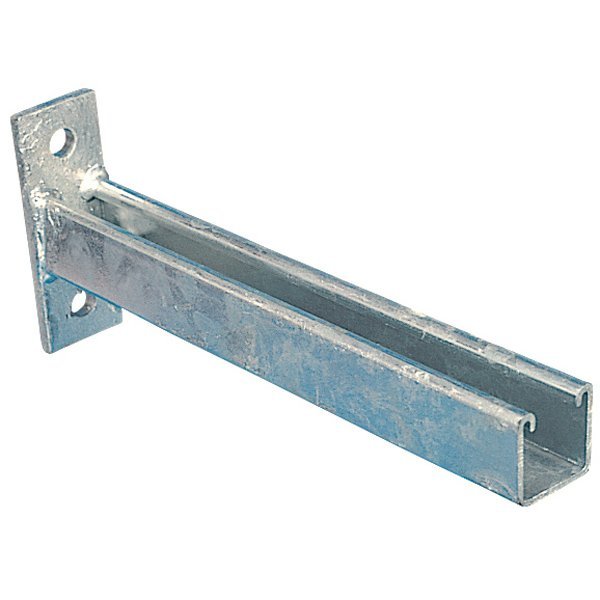 Channel Cantilever Arm Plain 90 Degree Hot Dip Galvanised Steel P2663/600H (H) 125mm x (L) 600mm