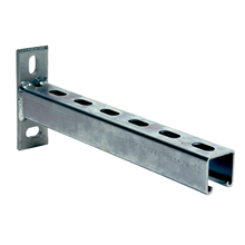 Channel Cantilever Arm Slotted 90 Degree Hot Dip Galvanised Steel P2663T/150H (H) 125mm x (L) 150mm