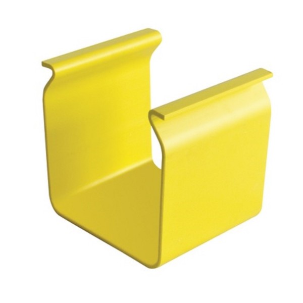 Fibre Ducting Fitting Splice Plastic LSZH Yellow (H) 50mm x (W) 50mm