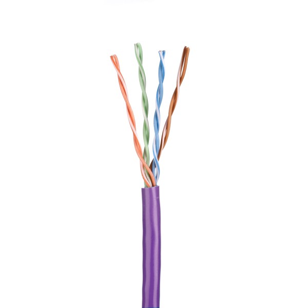 Cat5E Data Cable Stranded U/UTP PVC 4 Pair Violet 305m
