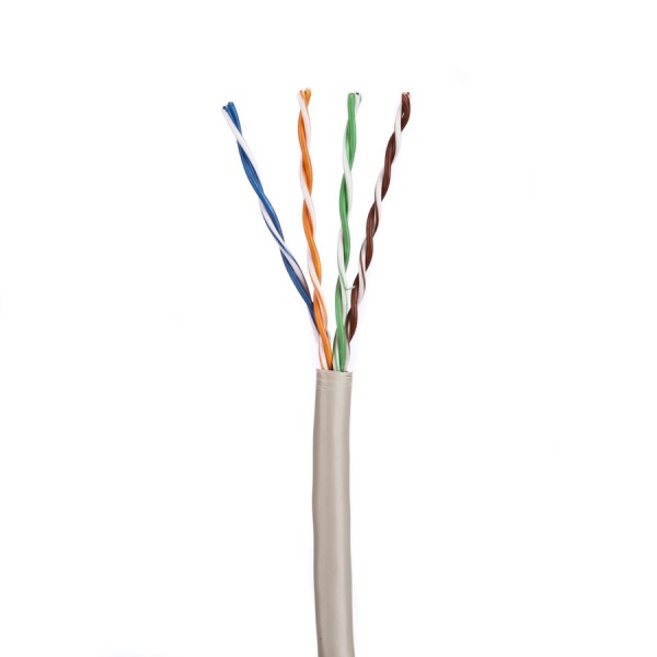 Cat5E Data Cable Solid U/UTP PVC 4 Pair Grey 305m