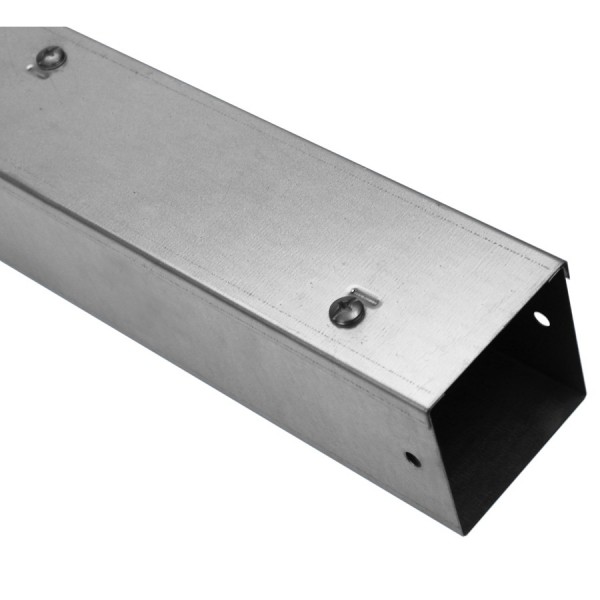 Trunking Single Compartment Pre-Galvanised AGT33 (H) 75mm x (W) 75mm x (L) 3m